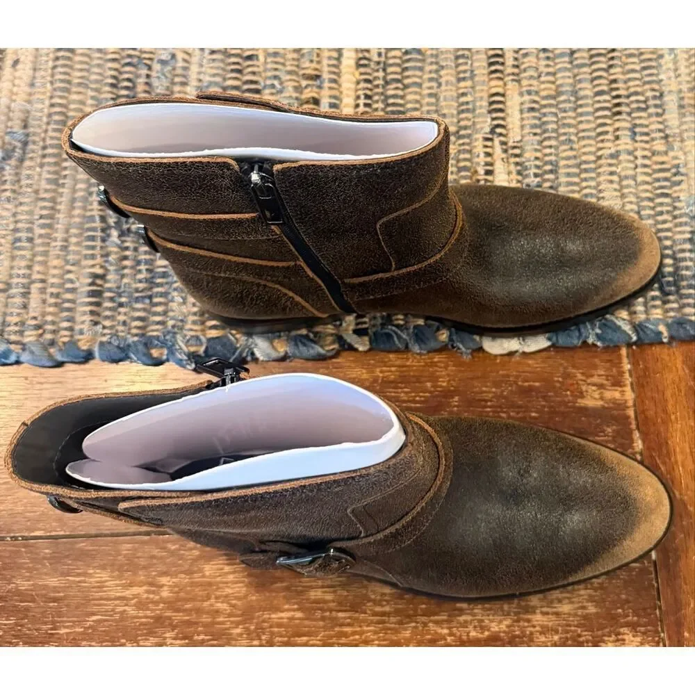 Franco Sarto womens Prina Size 9.5 New, Distressed Leather